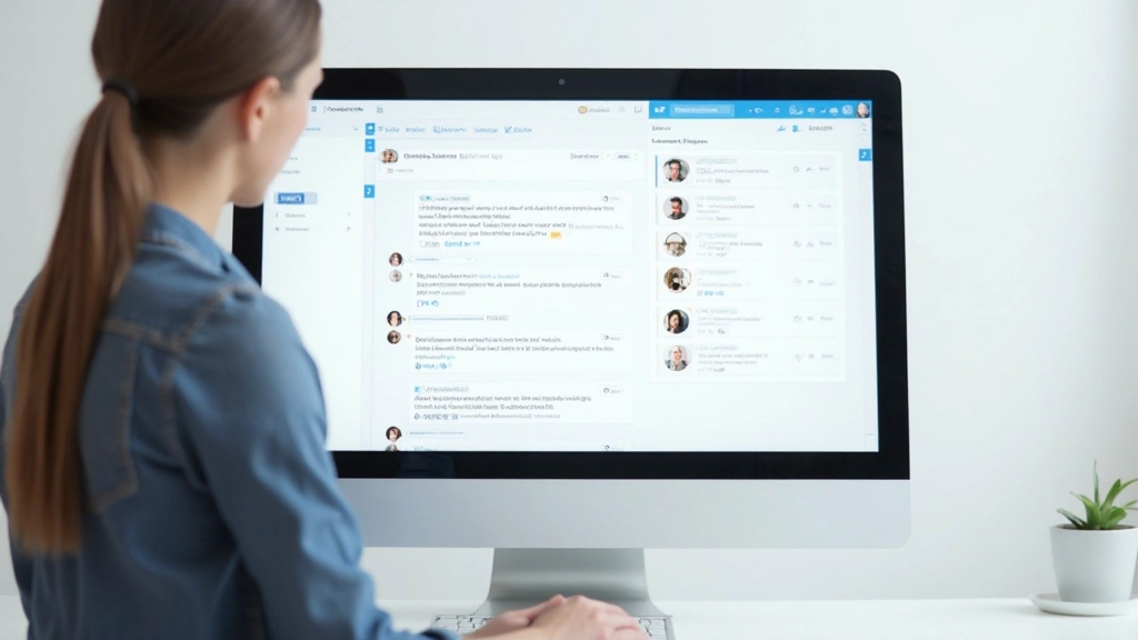 Discussieforum interface met gestructureerde threads, gebruikersprofielen, like/reactie buttons en antwoord nesting zichtbaar