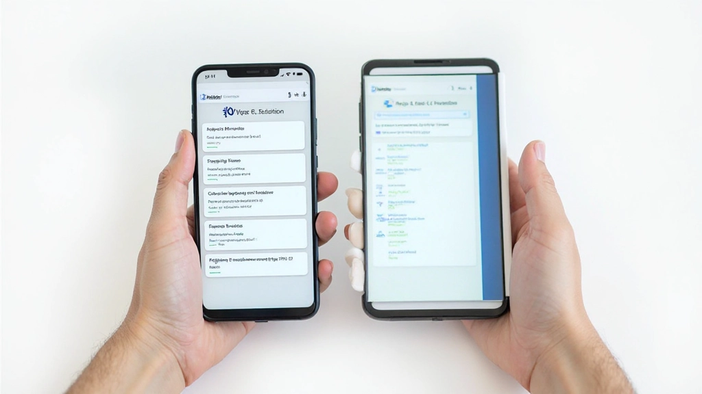 Tablet en smartphone weergeven responsive e-learning interface met lesmateriaal en interactieve elementen